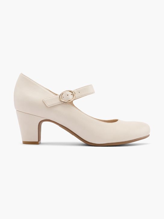 Graceland Spangenpumps Offwhite 60965 1