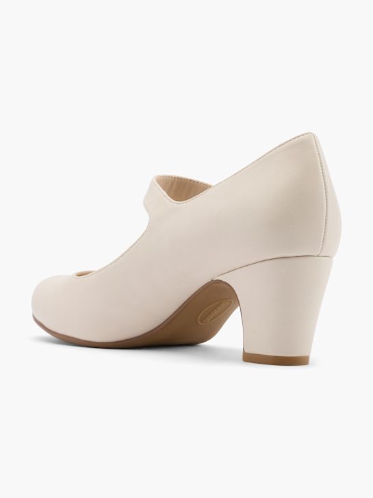 Graceland Spangenpumps Offwhite 60965 3