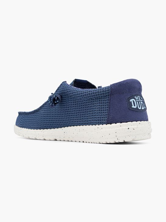 HEYDUDE Mocassino Blu 61176 3