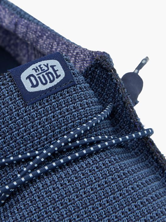 HEYDUDE Mocassino Blu 61176 5