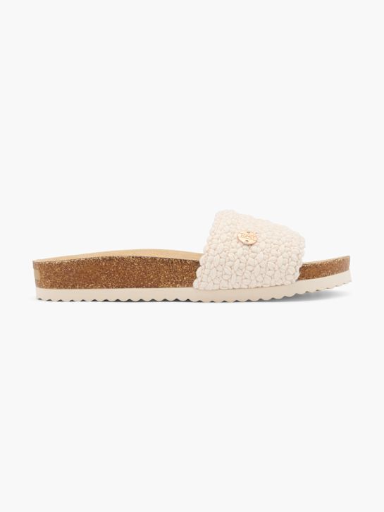 ESPRIT Mélyített talpú papucs bézs 61618 1