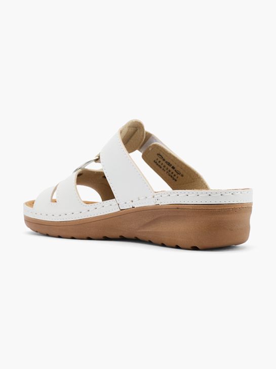 Easy Street Zapatillas de casa abiertas Blanco 61640 3