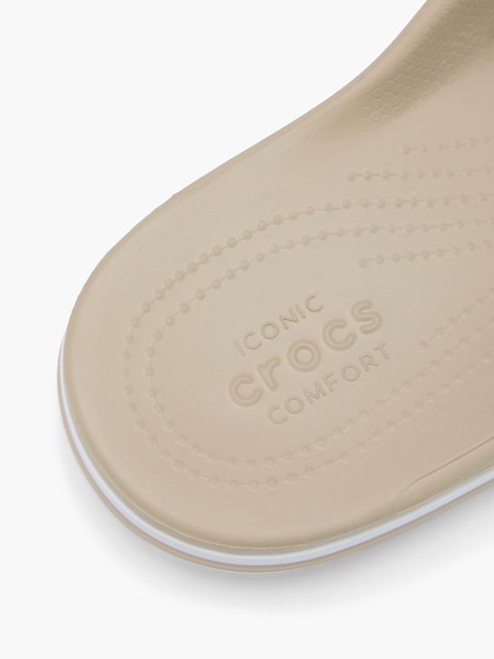 Crocs Parmak Arası Terlik Bej 61674 6
