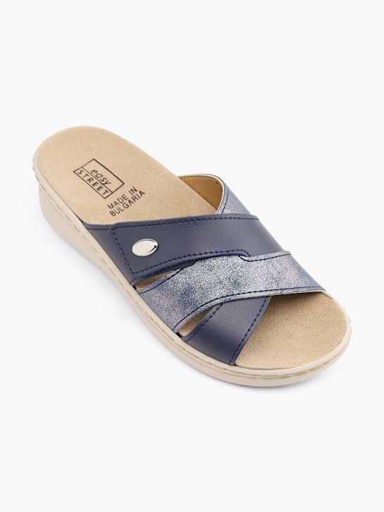 Easy Street Kapcie otwarte Niebieski 69501 2