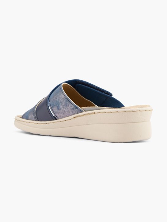 Easy Street Kapcie otwarte Niebieski 69501 3