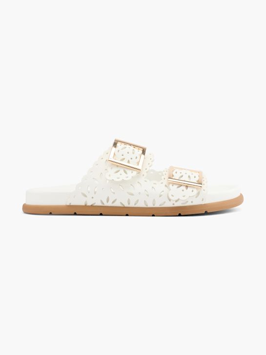 Catwalk Sapato de casa aberto Branco 62055 1