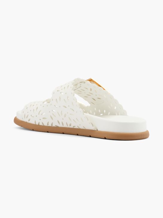 Catwalk Sapato de casa aberto Branco 62055 3