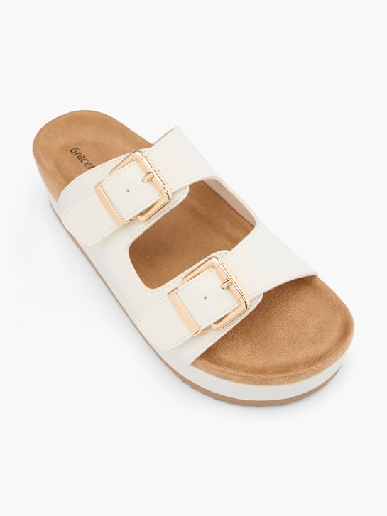 Graceland Sandalia acolchada Blanco 62089 2