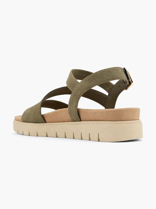Graceland Topuklu sandalet Haki 62141 3