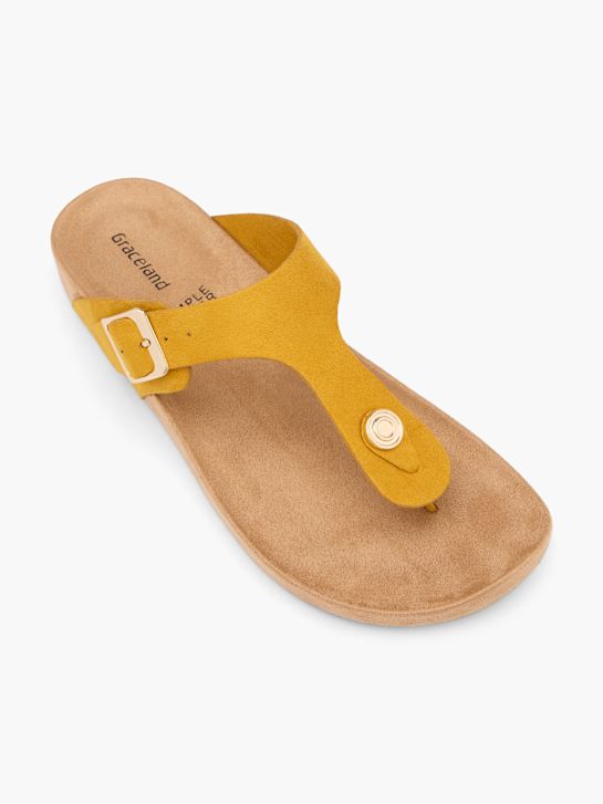 Graceland Tongs Jaune 62167 2