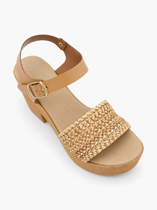 Graceland Sandalo con tacco Beige 62259 2