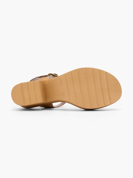 Graceland Sandalo con tacco Beige 62259 4