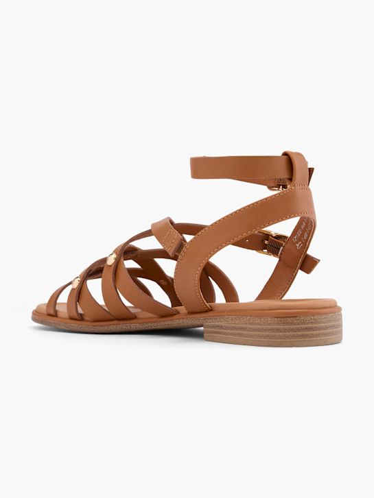 Graceland Sandale Cognac 62283 3