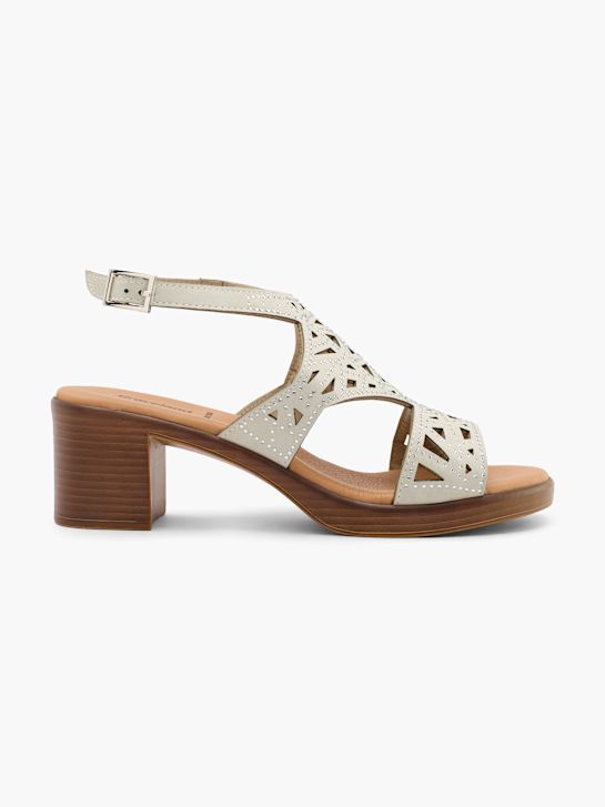 Graceland Sandalo con tacco Beige 62337 1