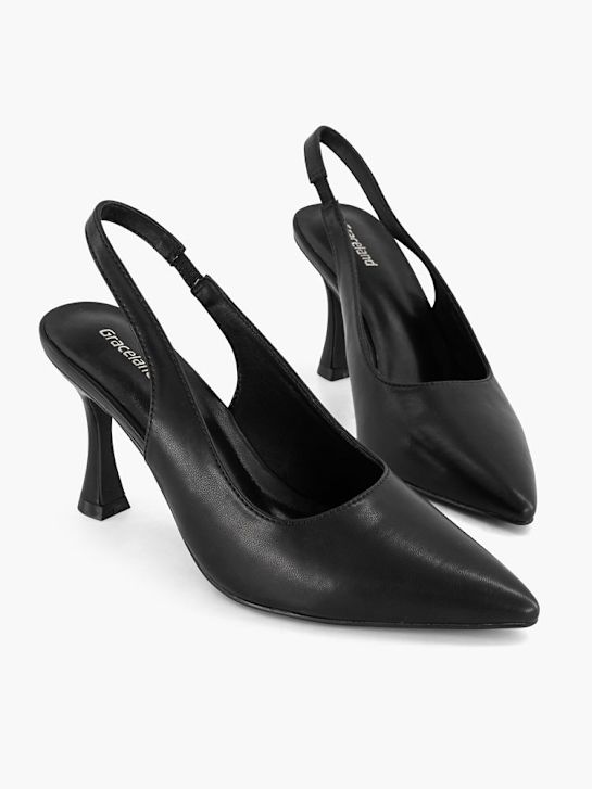 Graceland Slingback heel Black 104441 5