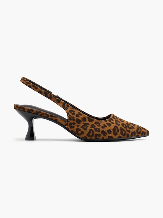 Catwalk Slingback heel Brown 89892 1