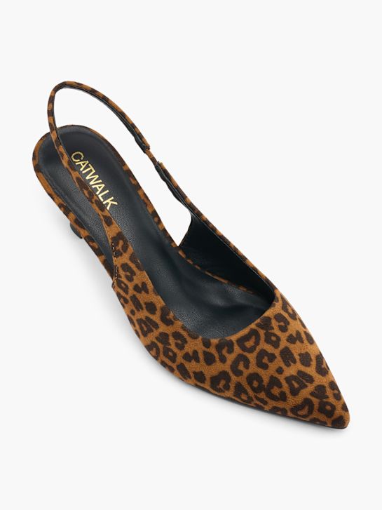 Catwalk Slingback heel Brown 89892 2