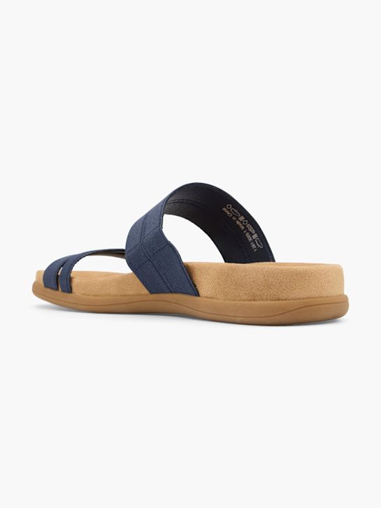 Graceland Flache Pantolette Blau 62490 3