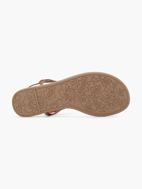 Graceland Sandales Cognac 62494 4