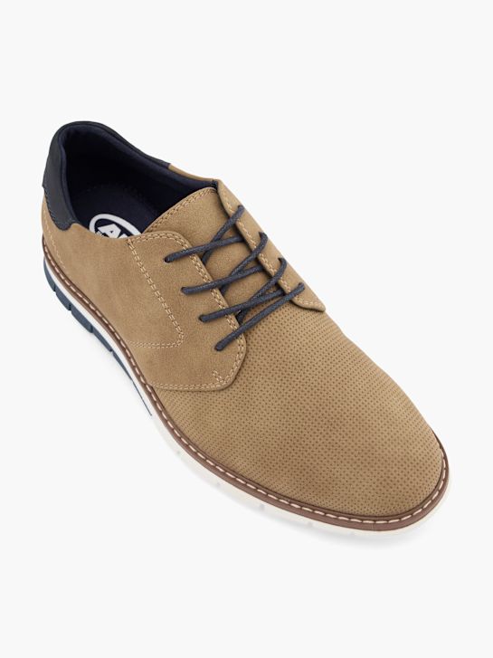 AM SHOE Společenská obuv Hnědá 62579 2