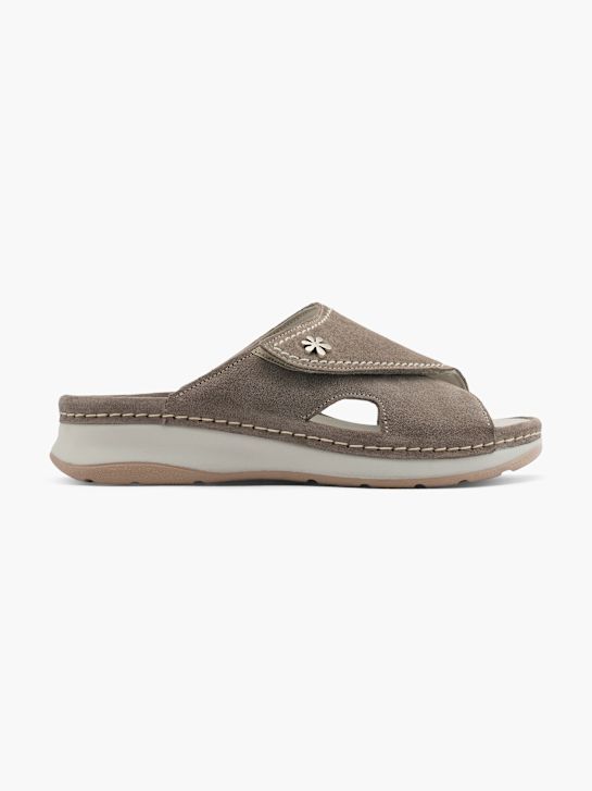 Romika Offener Hausschuh Taupe 62839 1