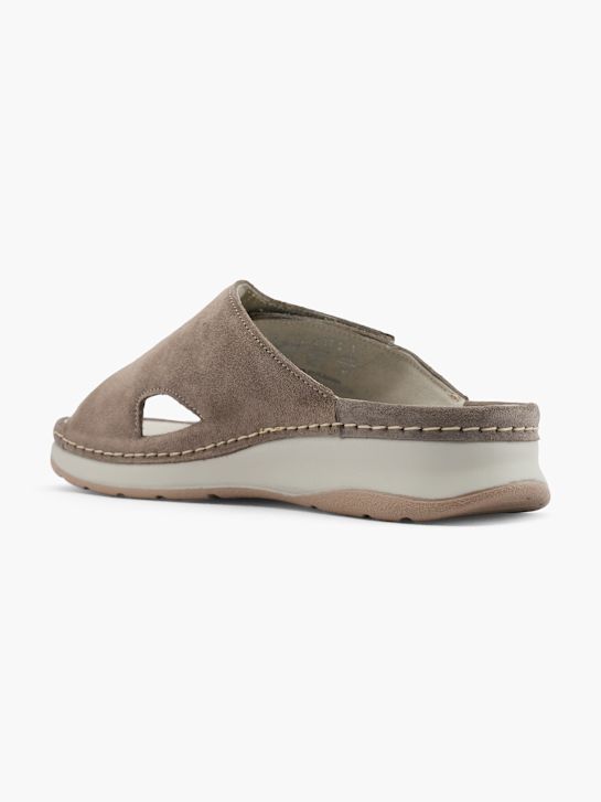 Romika Offener Hausschuh Taupe 62839 3