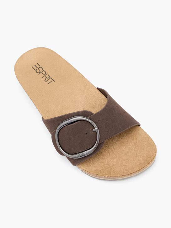ESPRIT Offener Hausschuh Braun DEICHMANN
