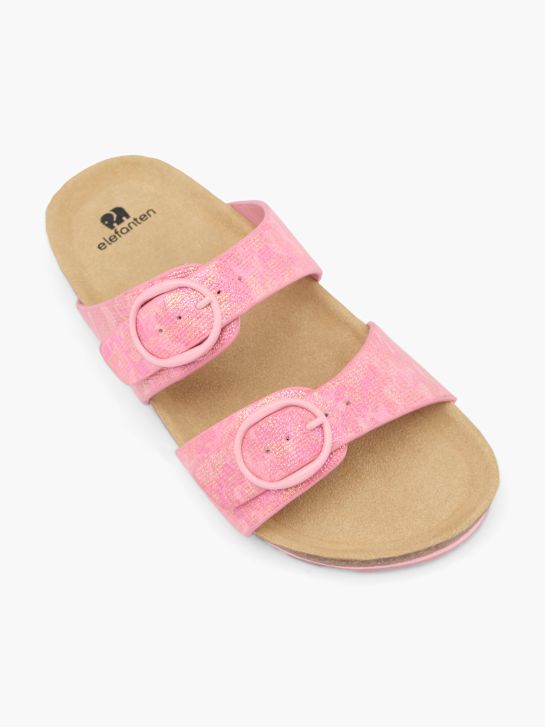 elefanten Tieffuß Pantolette Fuchsia 63079 2