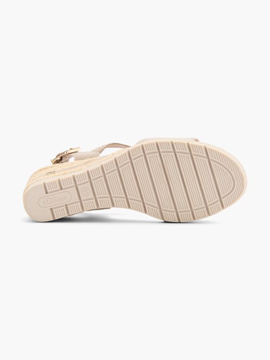 s.Oliver Sandalette Taupe 63112 4