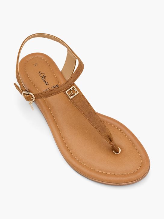 s.Oliver Zehentrenner-Sandale Cognac 63164 2