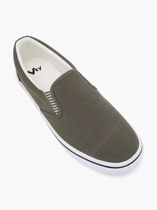 Vty Slip on sneaker Oliven 63170 2
