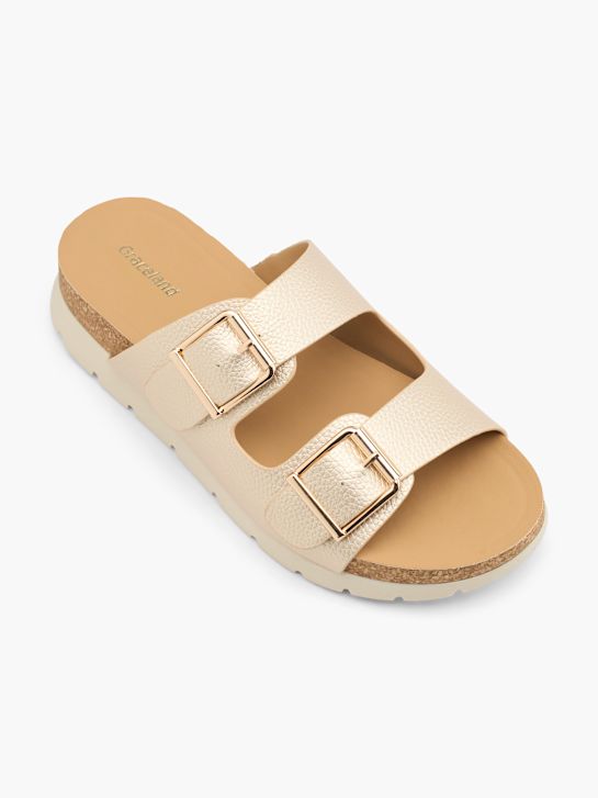 Graceland Footbed sandal Gold 88256 2