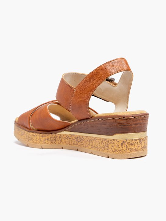 Rieker Sandal Cognac 89912 3