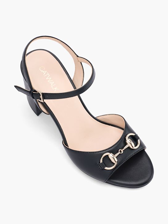 Catwalk Magassarkú szandál fekete 63256 2
