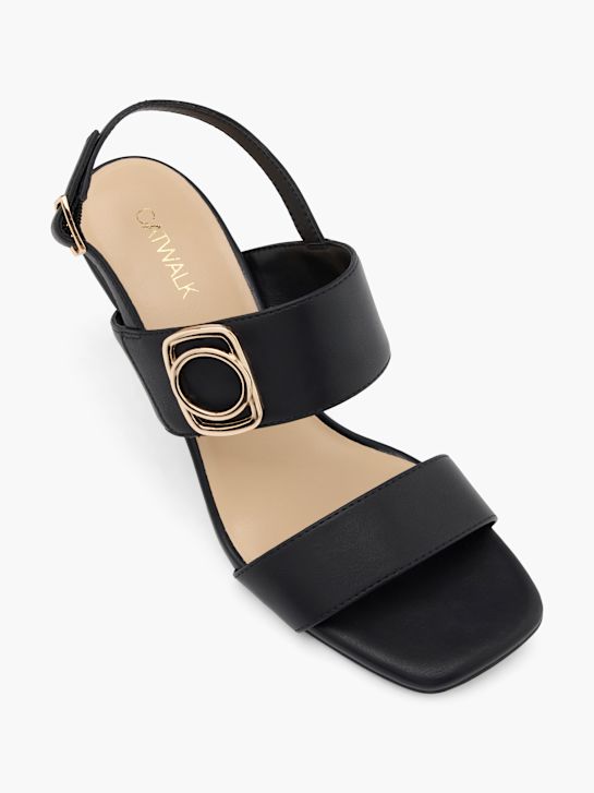 Catwalk Sandalo con tacco Nero 63323 2