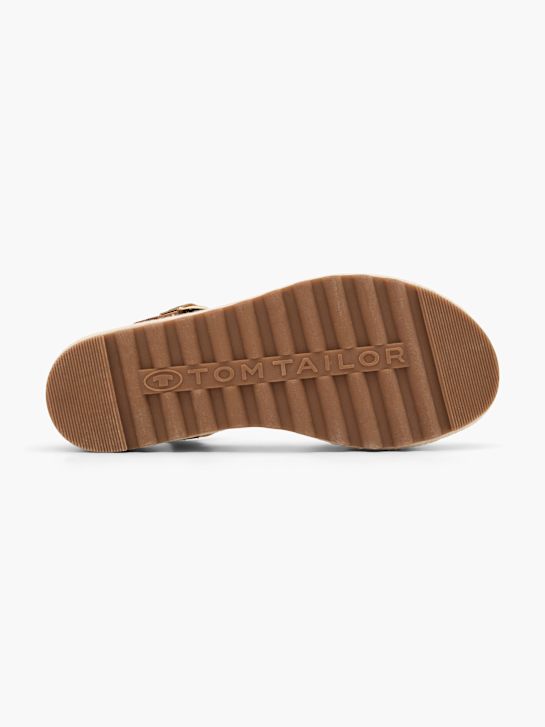TOM TAILOR Sandale cu toc Maro 63442 4