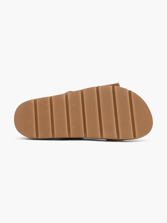 Catwalk Tieffuß Pantolette Braun 68960 4