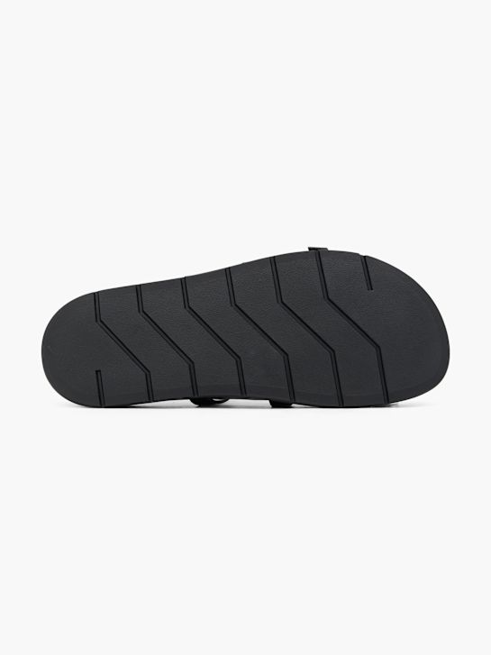 Graceland Flache Pantolette Schwarz 68963 4