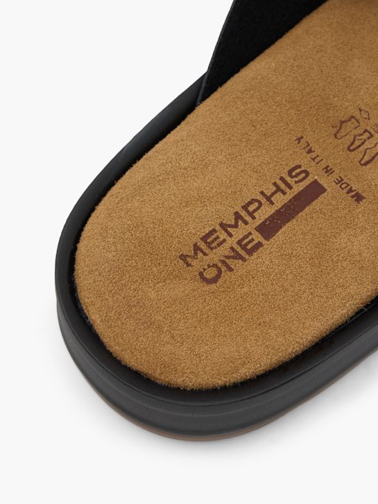 AM SHOE Slip in sandal Sort 68981 6
