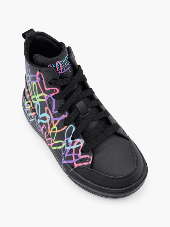 Skechers Magas szárú sneaker fekete 90975 2