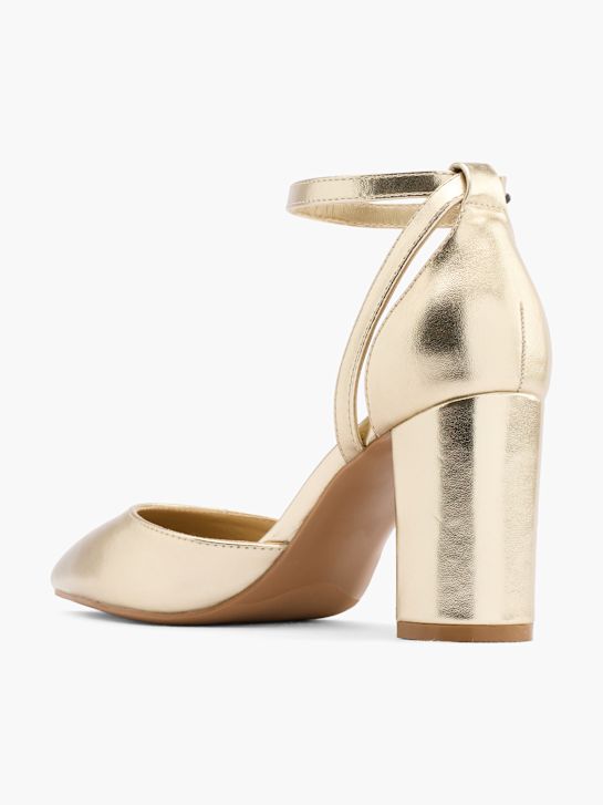 Graceland Sapato de salto com fivela Ouro 69027 3