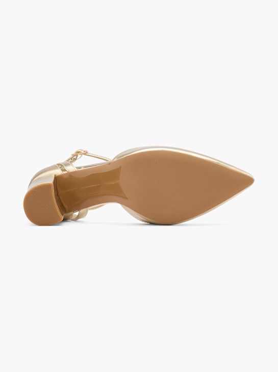 Graceland Sapato de salto com fivela Ouro 69027 4
