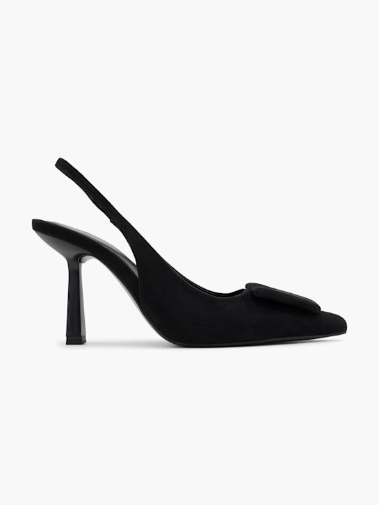 Graceland Zapatos abiertos de tacón Negro 69007 1
