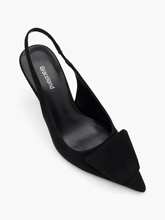 Graceland Zapatos abiertos de tacón Negro 69007 2