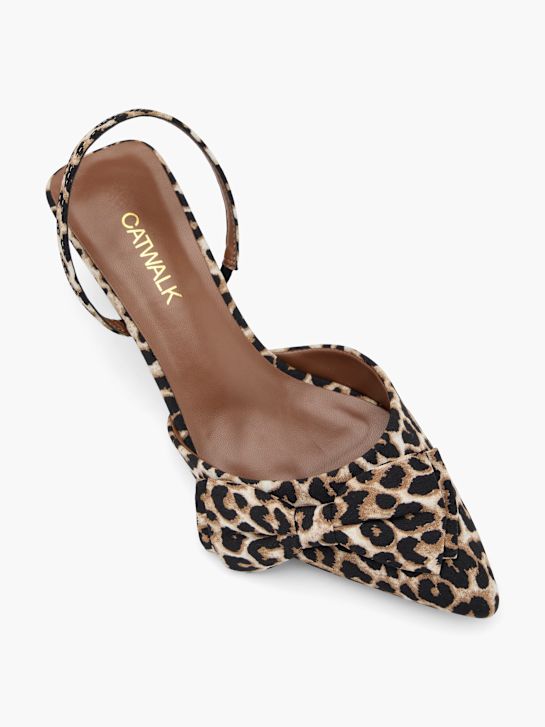 Catwalk Slingback salonke Smeđa 69075 2