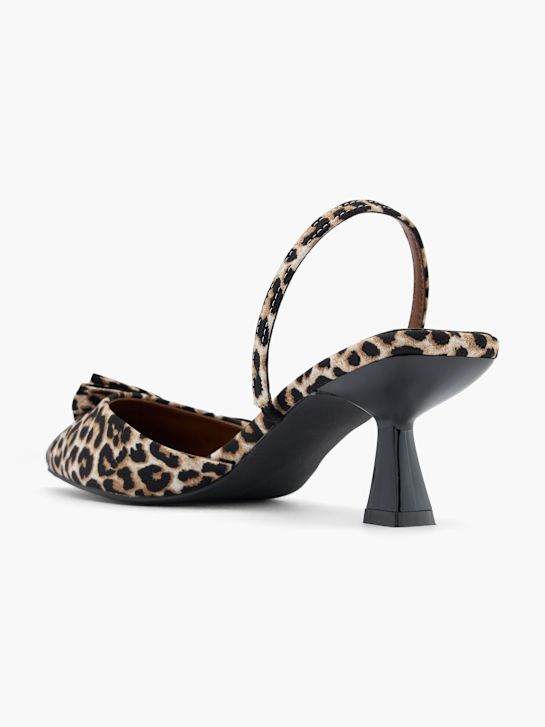 Catwalk Slingback salonarji Rjava 69075 3