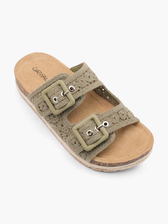 Catwalk Sandalia acolchada Caqui 69332 2