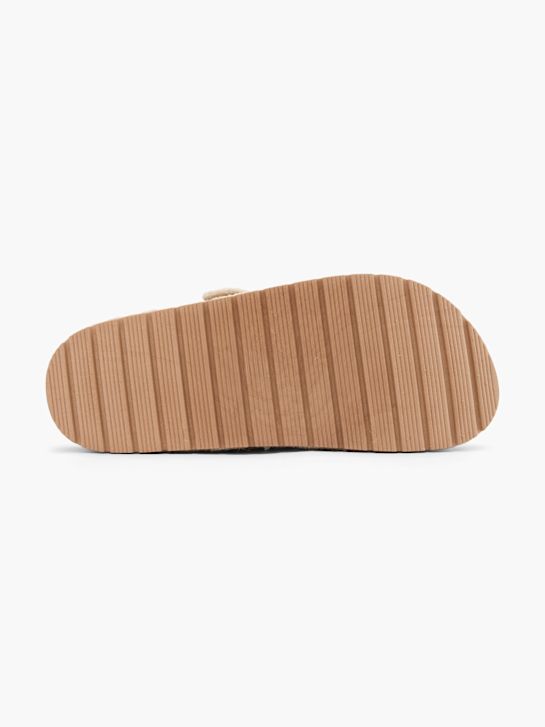 Catwalk Ciabatta con plantare profondo Bianco Sporco 69334 4