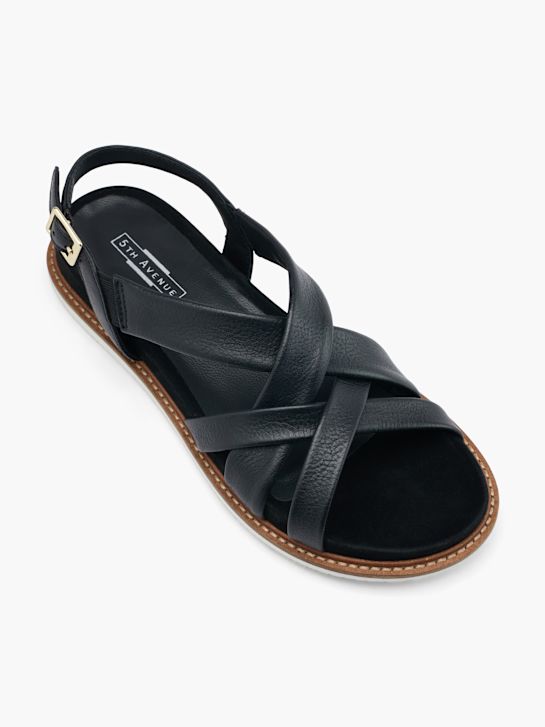 5th Avenue Sandale Schwarz 69399 2