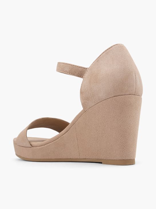 5th Avenue Sandales à talons Taupe 69403 3